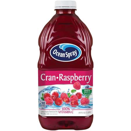 OCEAN SPRAY Ocean Spray Cranberry Raspberry Juice 64 fl. oz. Bottles, PK8 26127